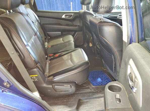 5N1DR2MM9KC641497 2019 NISSAN PATHFINDER Blue ძრავის განყოფილების ხედი