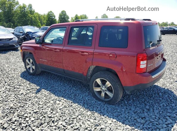 1C4NJRFBXHD179250 2017 JEEP PATRIOT Maroon Trasero derecho