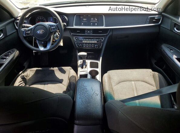 5XXGT4L31KG349818 2019 KIA OPTIMA Серебряный Вид щитка приборов