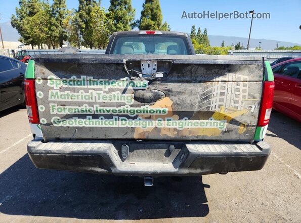 1FTMF1C83HKD72827 2017 FORD F150 Black Widok wnętrza z przodu