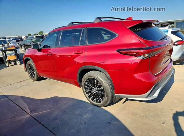5TDKDRAH5PS513810 2023 TOYOTA HIGHLANDER Красный Задняя правая четверть