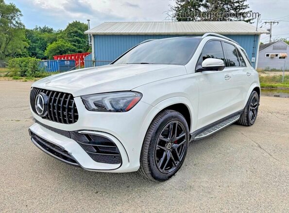 4JGFB8GB5MA396514 2021 MERCEDES-BENZ GLE White Rear right