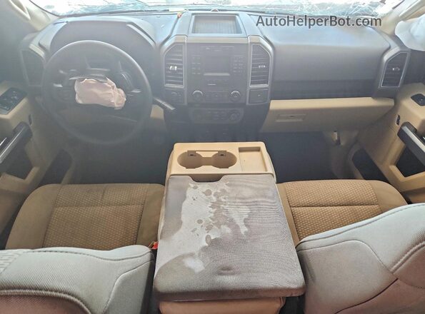 1FTEW1E83HKD82159 2017 FORD F150 Синий Вид щитка приборов
