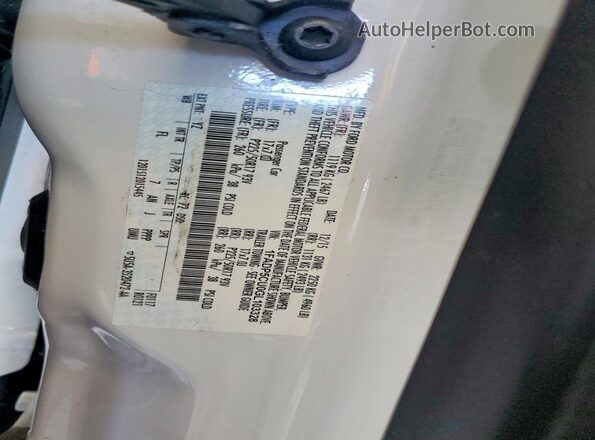 1FADP5CU0GL103328 2016 FORD C-MAX White VIN კოდის სტიკერის ხედი