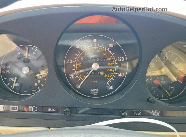 10704412041163 1977 MERCEDES-BENZ 450 Gray ხელსაწყოთა პანელის ხედი