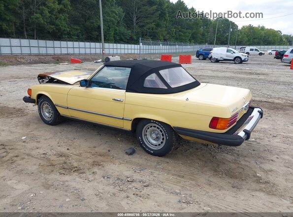 10704412043766    1978 MERCEDES-BENZ 450SL Yellow Задня ліва чверть