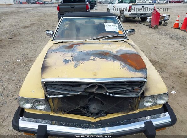 10704412043766    1978 MERCEDES-BENZ 450SL Yellow Вид спереду