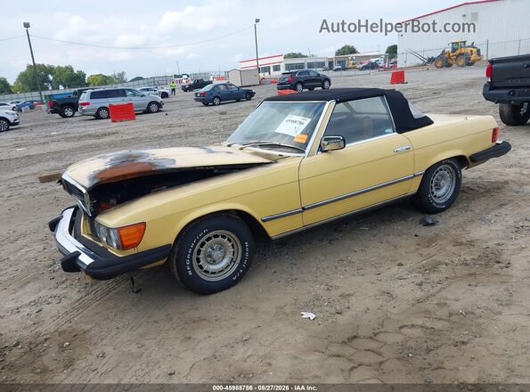 10704412043766    1978 MERCEDES-BENZ 450SL Yellow Передня ліва чверть