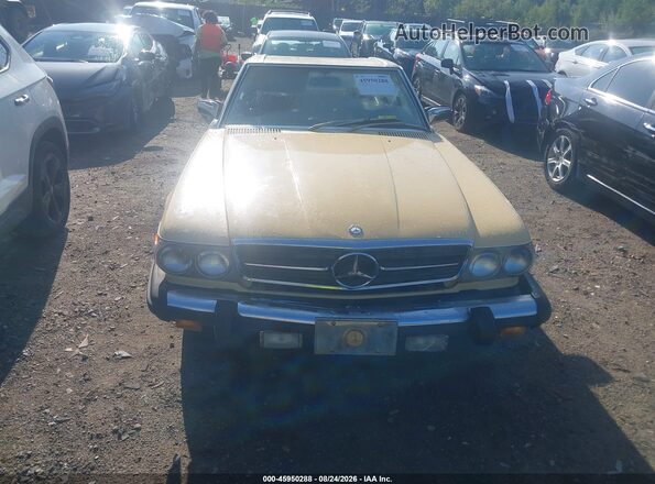 10704412059027 1979 MERCEDES-BENZ 450SL Yellow Vista del cuadro de instrumentos