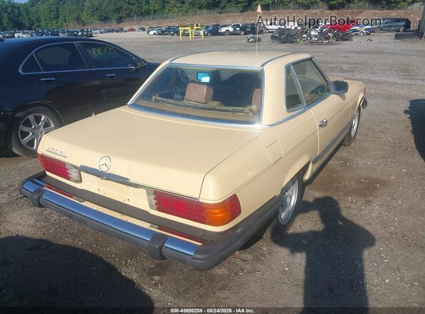 10704412059027 1979 MERCEDES-BENZ 450SL Yellow Trasero derecho