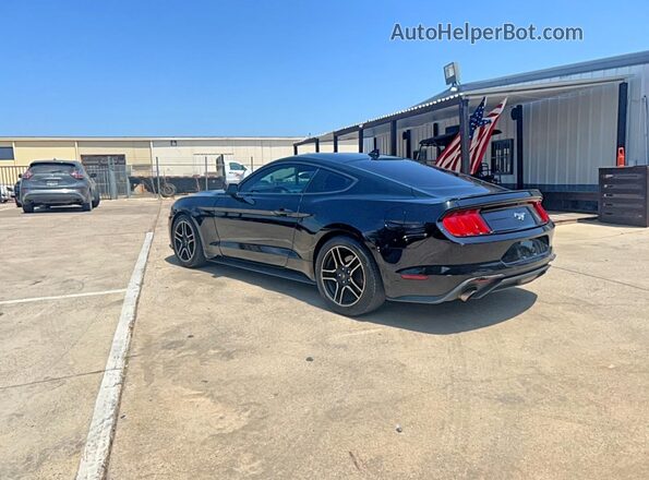 1FA6P8TH9N5105447 2022 FORD MUSTANG Black Передня права чверть