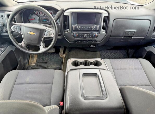 1GCVKREC0GZ404235 2016 CHEVROLET SILVERADO White Vista de los asientos traseros