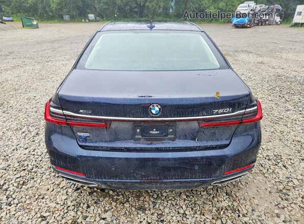 WBA7U2C09LBM62153 2020 BMW 7 SERIES Blue Front interior view