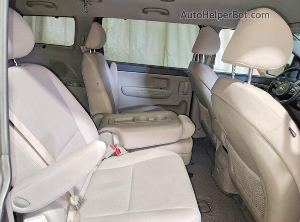 KNDMB5C19G6178073 2016 KIA SEDONA Silver Widok komory silnika