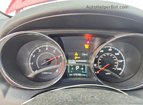 JA4AP3AU1HZ026871 2017 MITSUBISHI OUTLANDER Red Rear seats view