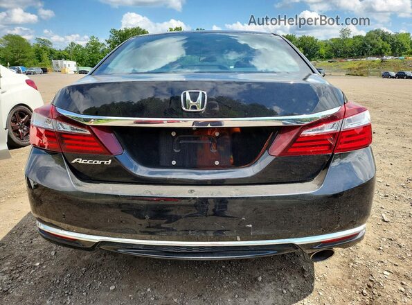 1HGCR2F33GA057928 2016 HONDA ACCORD Black Widok wnętrza z przodu