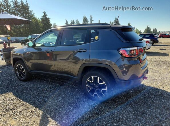 3C4NJDDBXMT545282 2021 JEEP COMPASS Gray Tył prawy