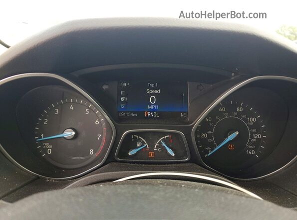 1FADP3F28GL345024 2016 FORD FOCUS Gray Rear seats view