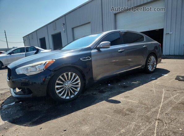 KNALU4D35G6031486 2016 KIA K900 Brown უკანა მარცხენა