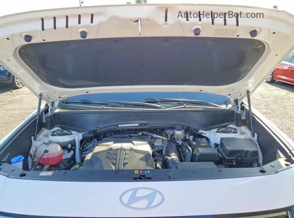 KM8RMES23TU043487 2026 HYUNDAI PALISADE White Widok naklejki z numerem VIN