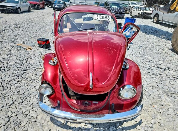 1102521541 1970 VOLKSWAGEN BEETLE Red წინა ხედი