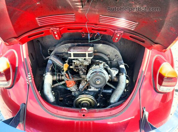 1102521541 1970 VOLKSWAGEN BEETLE Red უკანა სალონის ხედი