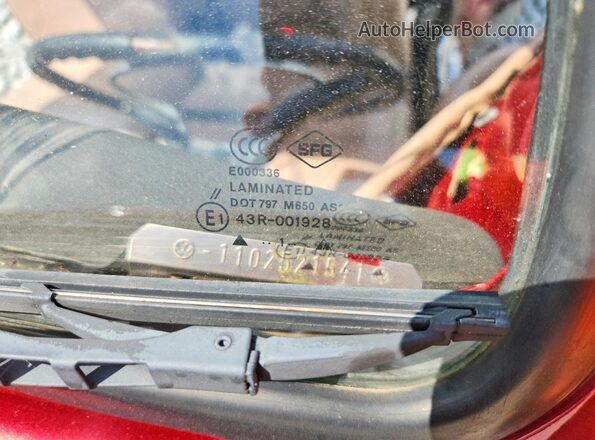 1102521541 1970 VOLKSWAGEN BEETLE Red VIN კოდის სტიკერის ხედი