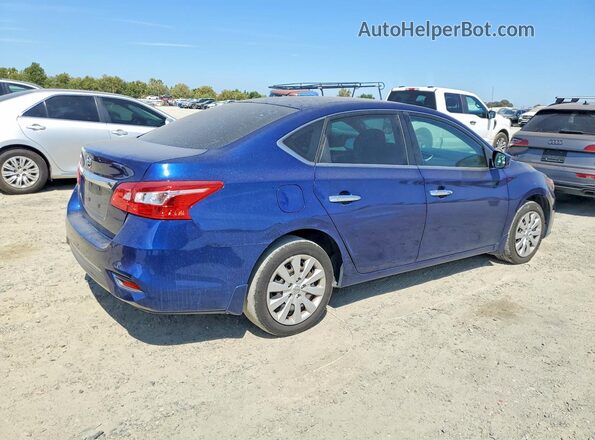3N1AB7AP5HY232519 2017 NISSAN SENTRA Blue Front right