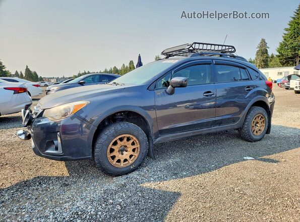 JF2GPABC8G9341953 2016 SUBARU CROSSTREK Gray Задня ліва чверть
