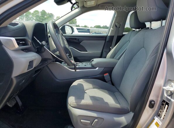 5TDCZRAH8MS070389 2021 TOYOTA HIGHLANDER Silver Առջևի վահանակի տեսք