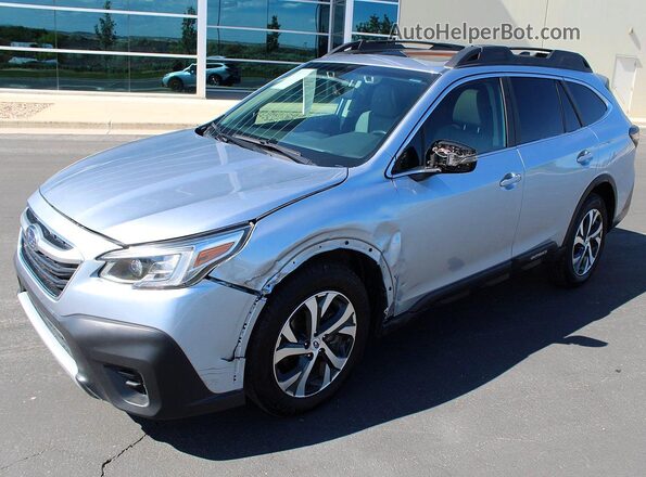 4S4BTANCXM3223378 2021 SUBARU OUTBACK Silver Trasero derecho