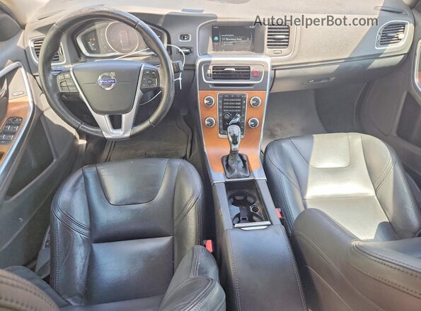 LYV402FM8GB110539 2016 VOLVO S60 Gray Vista del cuadro de instrumentos