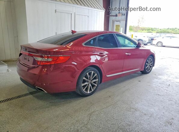KMHFG4JG8GA505549 2016 HYUNDAI AZERA Красный Передняя правая четверть