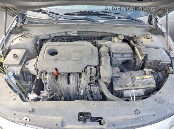 5XXGT4L31GG071526 2016 KIA OPTIMA Gray Widok komory silnika