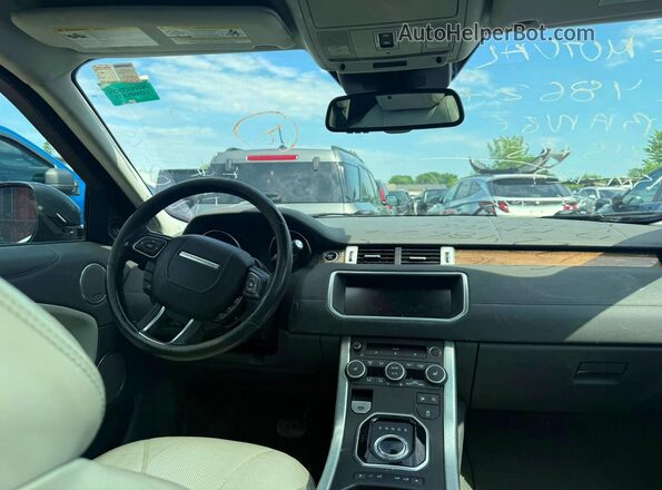SALVR2BG9HH215125 2017 LAND ROVER RANGE Blue Vista de los asientos traseros