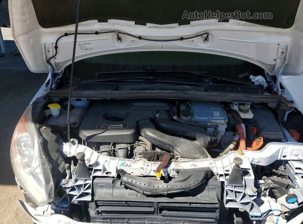1FADP5CU0GL103328 2016 FORD C-MAX White ძრავის განყოფილების ხედი