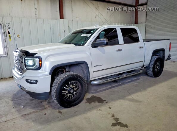 3GTU2PEJ3JG337412 2018 GMC SIERRA Белый Задняя левая четверть