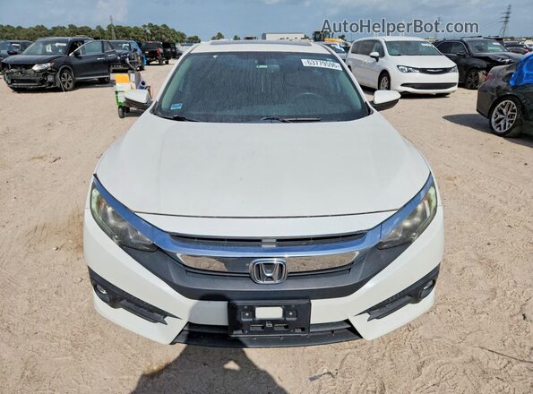 2HGFC1F78HH645855 2017 HONDA CIVIC White Vista trasera