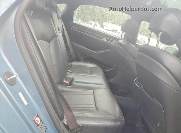 KMHGN4JB4JU229410 2018 GENESIS G80 Blue Widok wnętrza z tyłu