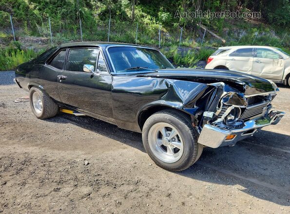 113278W261070 1968 CHEVROLET NOVA Черный Передняя правая четверть