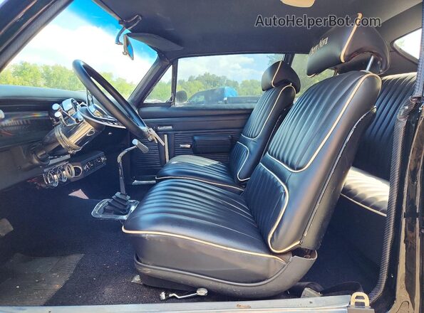 113278W261070 1968 CHEVROLET NOVA Черный Вид салона спереди
