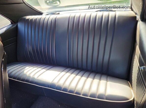 113278W261070 1968 CHEVROLET NOVA Черный Вид задних сидений