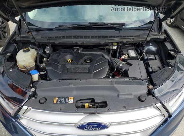2FMPK4G92JBC34253 2018 FORD EDGE Синий Вид наклейки с VIN-кодом