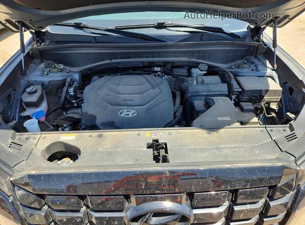 KM8R24GEXRU797515 2024 HYUNDAI PALISADE Gray Engine compartment view