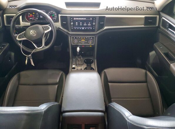 1V2LP2CA9MC601967 2021 VOLKSWAGEN ATLAS Blue ხელსაწყოთა პანელის ხედი
