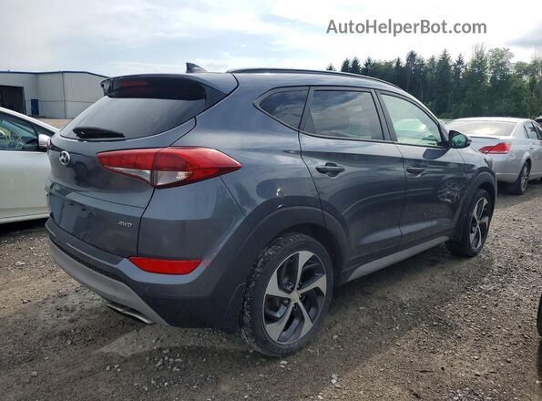 KM8J3CA2XJU757863 2018 HYUNDAI TUCSON Gray Przód prawy