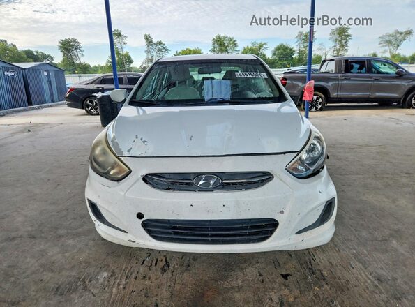 KMHCT4AE1GU165477 2016 HYUNDAI ACCENT White Rear view