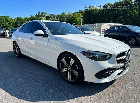 W1KAF4HB0NR019110 2022 MERCEDES-BENZ C White Front view