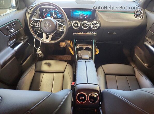 W1N4N4HB5MJ121521 2021 MERCEDES-BENZ GLA Gray Widok zestawu wskaźników
