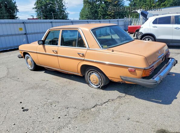 11511710115414 1976 MERCEDES-BENZ 240 Оранжевый Задняя левая четверть